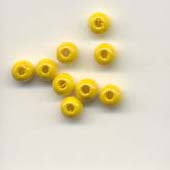 Wooden Beads, 5mm, Yellow