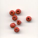 Wooden Beads, 5mm, Red