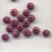 Wooden Beads, 5mm, Lilac