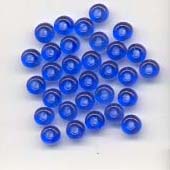 Transparent pony beads - 5mm