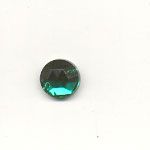 Glass embroidery stone-9mm, Emerald