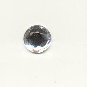 Round stick-on acrylic stones - 11mm