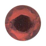 Stick-On Acrylic stones - 11mm round, siam