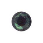 Stick-On Acrylic stones - 7mm round, emerald
