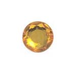 Stick-On Acrylic stones - 7mm round, topaz