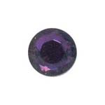 Stick-On Acrylic stones - 7mm round, amethyst