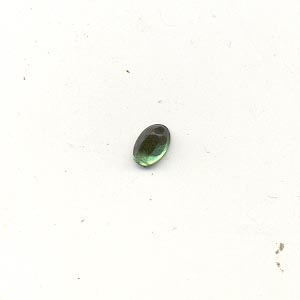 Stick-On Acrylic stones - 4x6mm oval, emerald