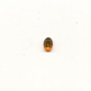 Stick-On Acrylic stones - 4x6mm oval, topaz