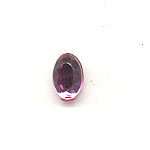 Oval stick-on acrylic stones - 4x6mm