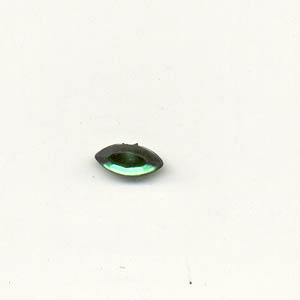 Stick-On Acrylic stones - 8mm navette, emerald