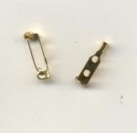 Brooch pin - 19mm - Gold