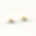 Crimp Beads - 2mm - Gold coloured
