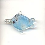 Glass fish pendants