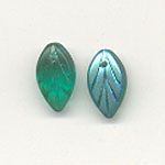 Glass leaf pendants