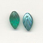 Glass leaf pendants
