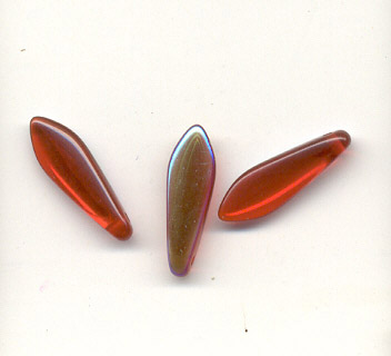 Glass tear pendants - 5x16mm