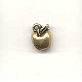 Apple charms - Gold coloured