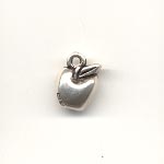 Apple charms - Silver coloured