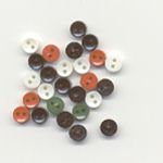 Tiny Christmas Garland Buttons