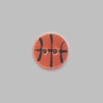 Mill Hill basketball buttons