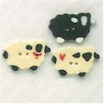 Mill Hill buttons - sheep