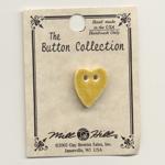 Medium Folk Heart - Speckled Gold